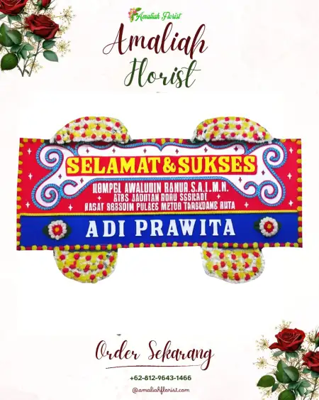 Papan Bunga Ucapan Selamat Solok